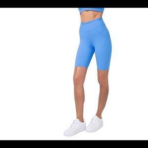 Year of Ours Blue Biker Shorts